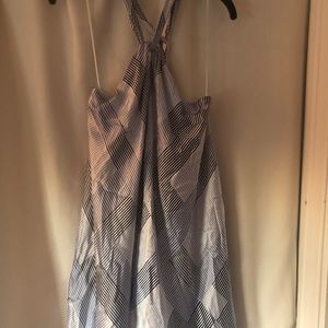 Silk summer loose tent style dress